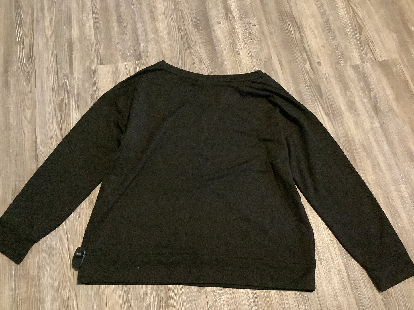 Top Long Sleeve By Style And Company In Black, Size: Large