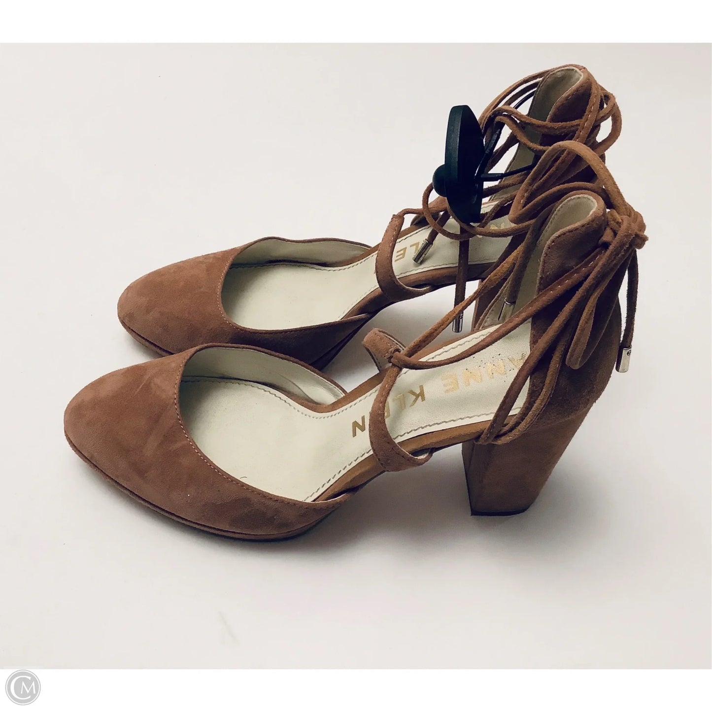 Shoes Heels Kitten By Anne Klein In Brown, Size: 9.5