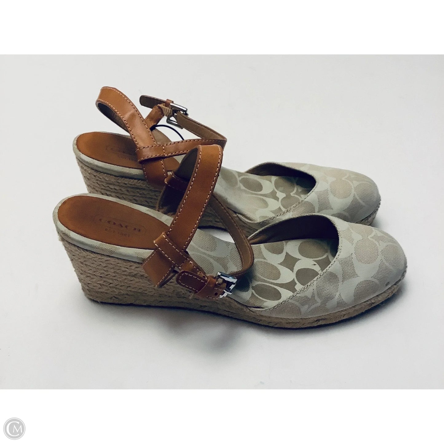 Shoes Designer By Coach In Brown, Size: 11