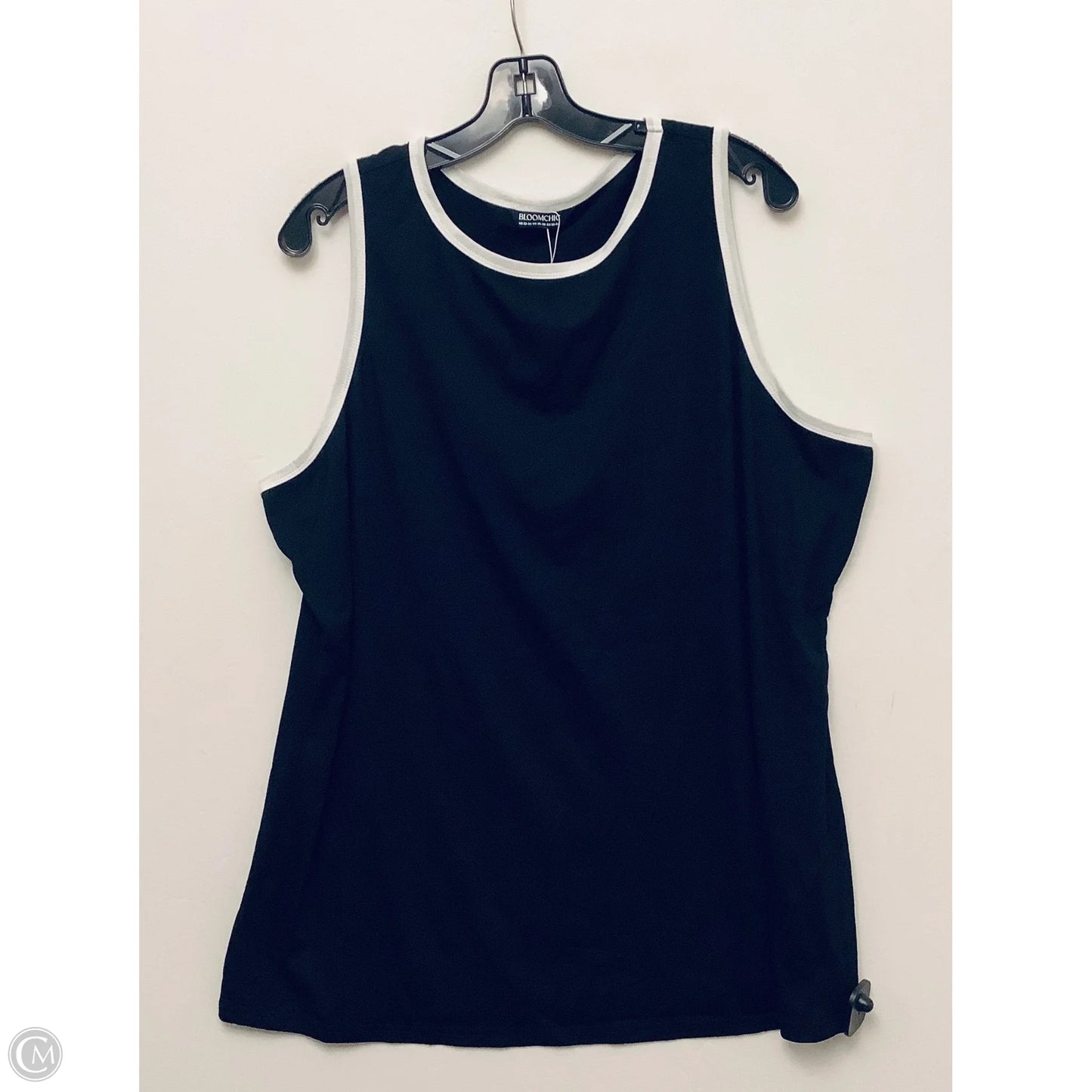 Top Sleeveless By Cmc In Black, Size: 22