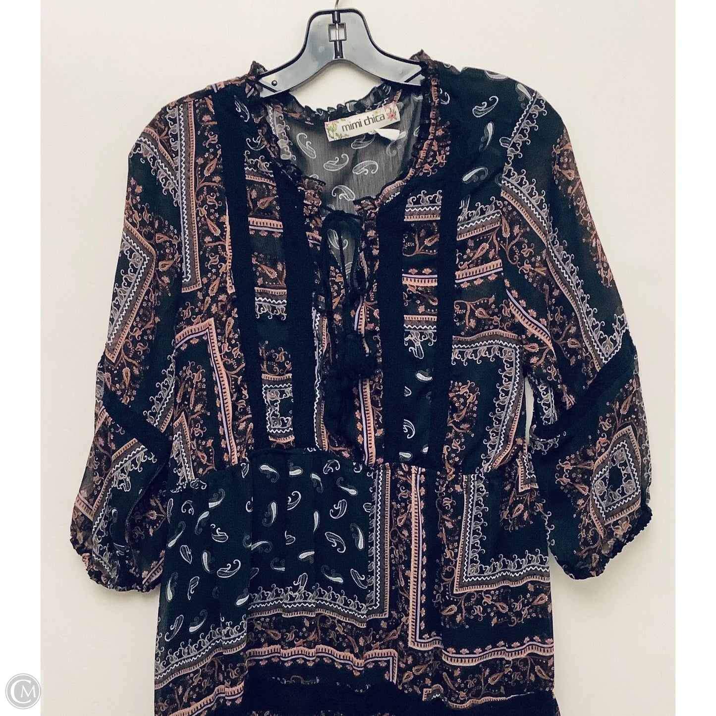 Dress Casual Short By Mimi Chica In Black, Size: Xl