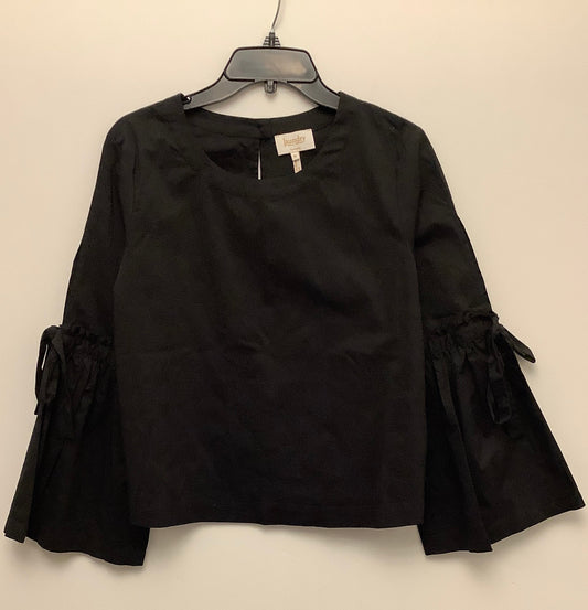 Top Long Sleeve By Laundry In Black, Size: M