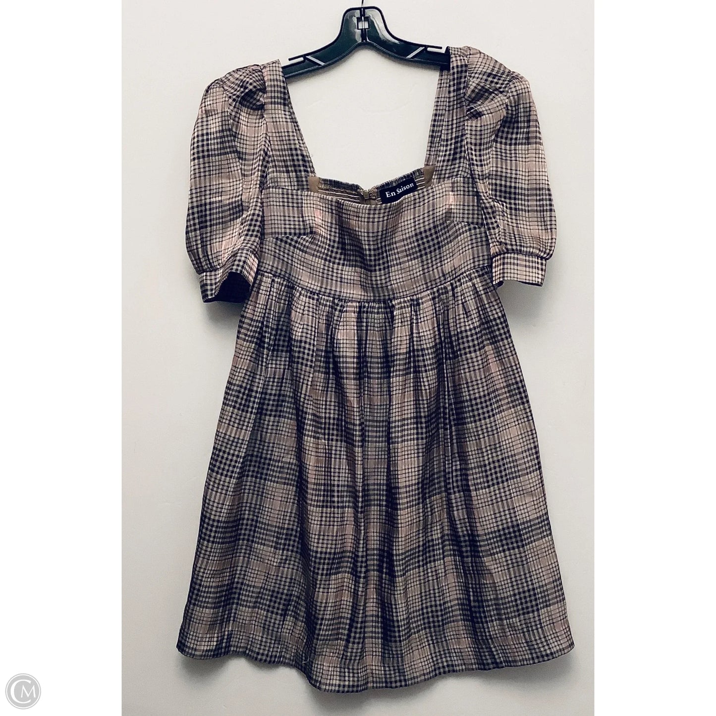Dress Casual Short By En Saison In Brown, Size: S
