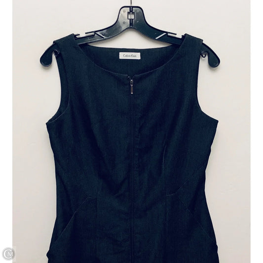 Dress Casual Short By Calvin Klein In Black, Size: 4