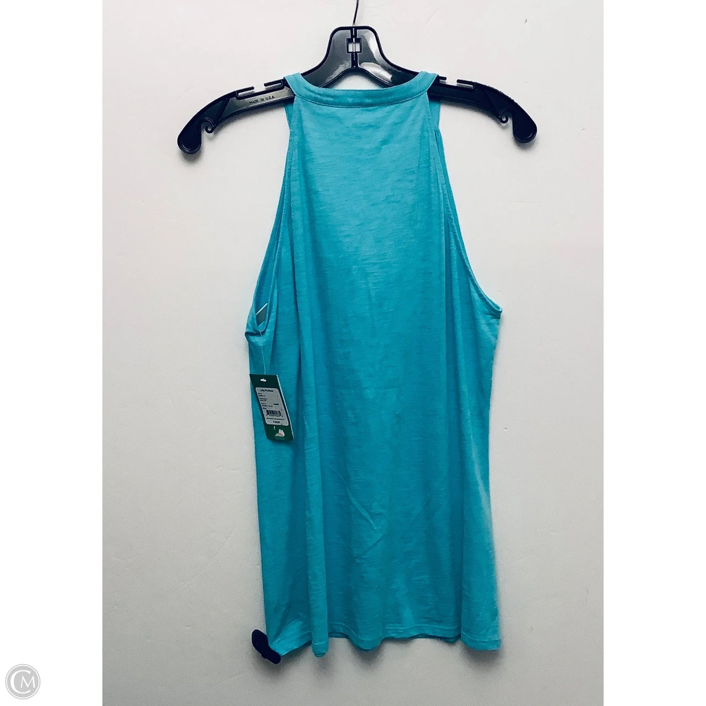 Top Sleeveless Designer By Lilly Pulitzer In Blue, Size: L