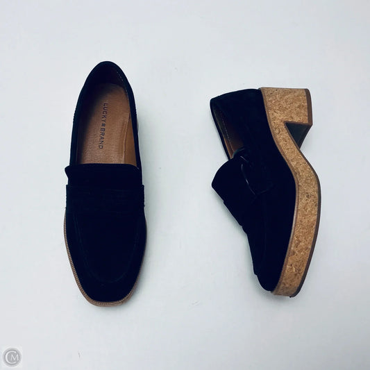Shoes Heels Block By Lucky Brand In Black, Size: 7.5