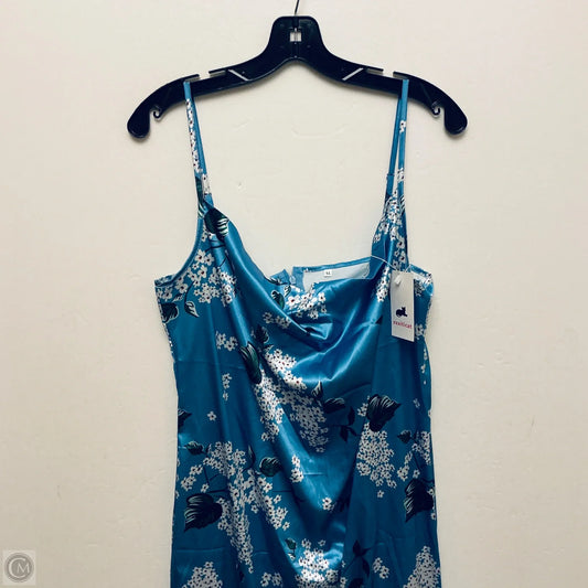 Dress Casual Midi By Cme In Blue, Size: Xl