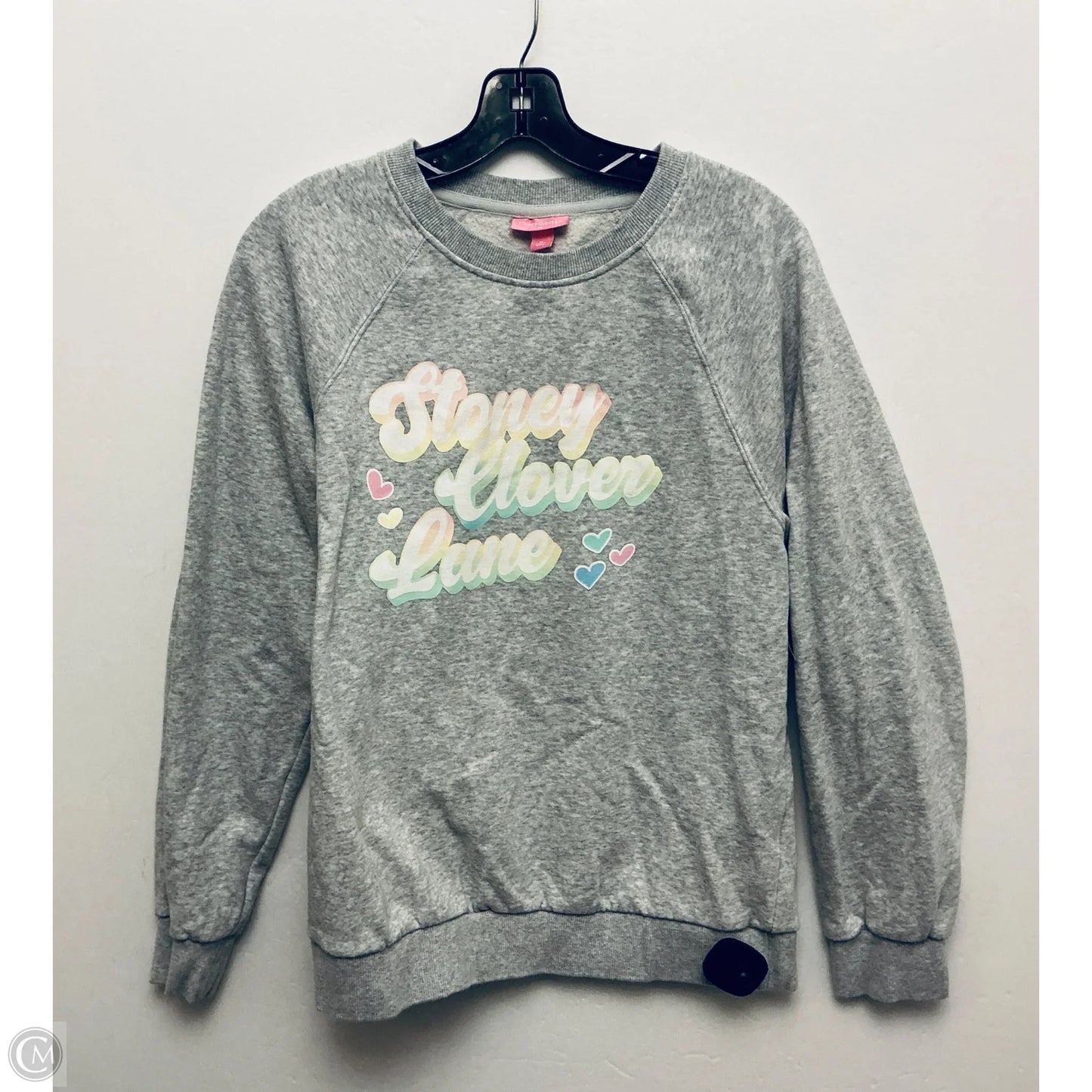 Sweatshirt Collar By Stoney Clover Lane In Grey, Size: M