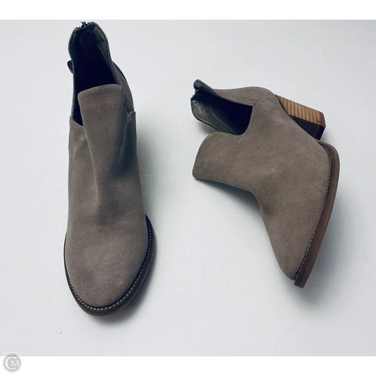 Boots Ankle Heels By Blondo In Brown, Size: 10