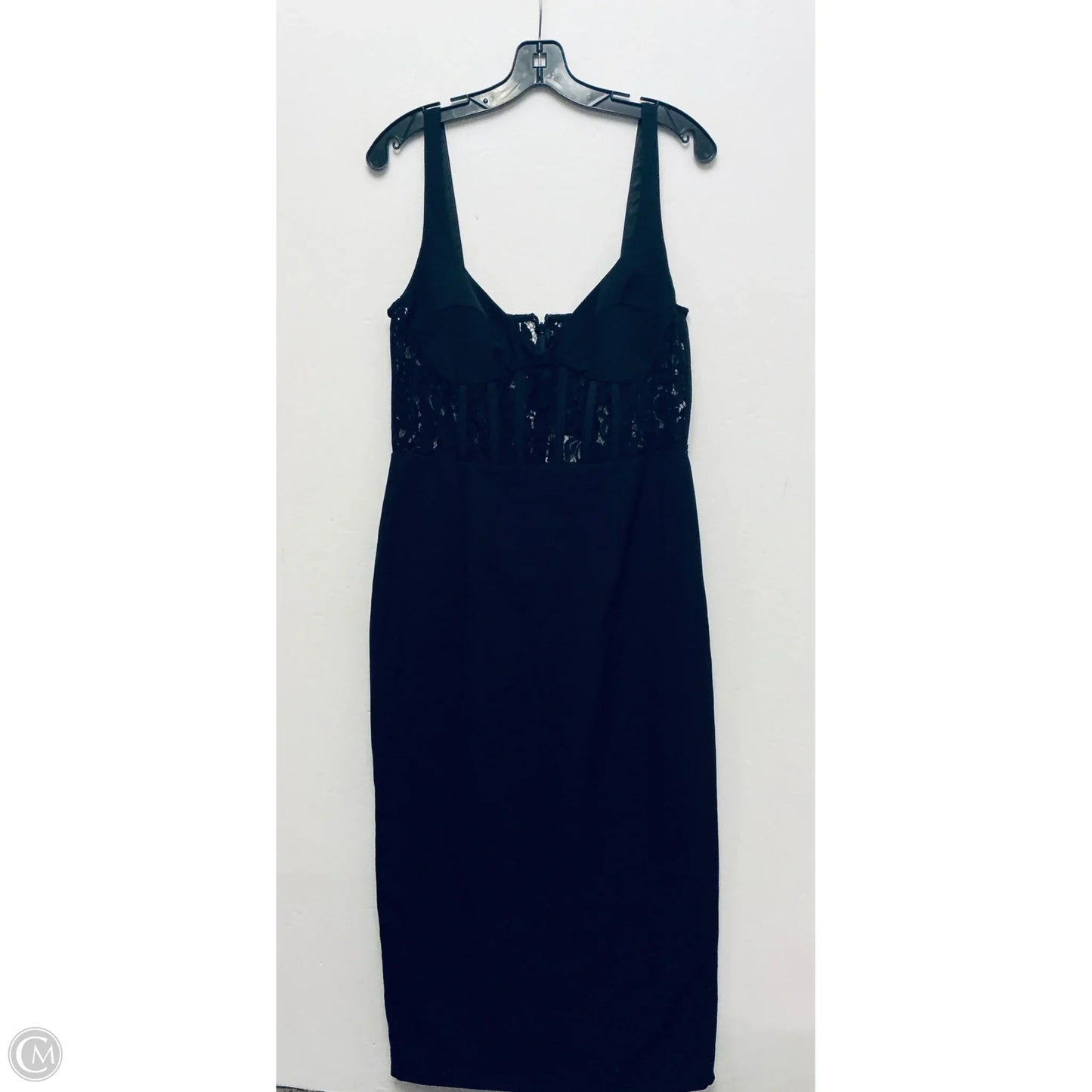 Dress Casual Midi By Bardot In Black, Size: 16