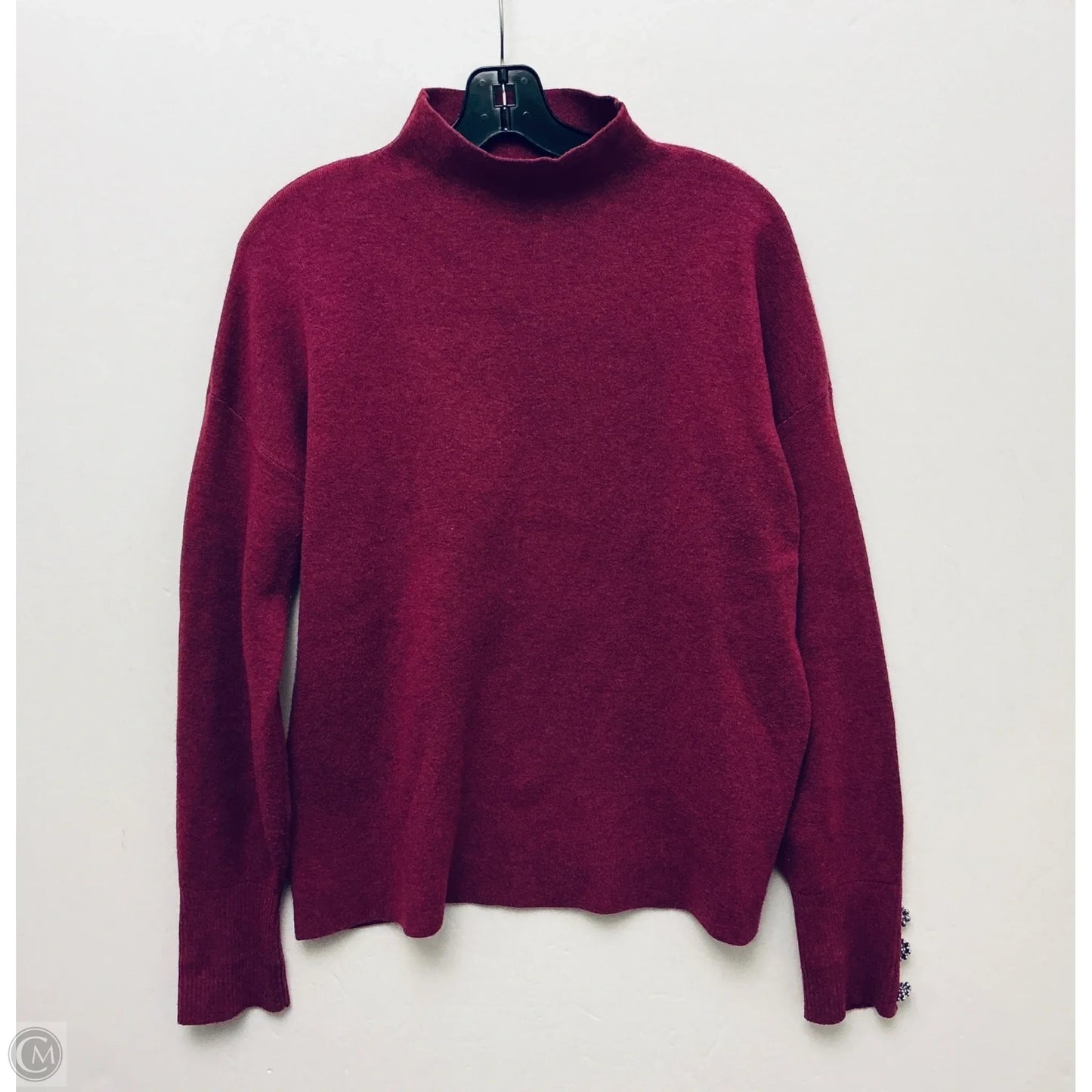 Sweater By Tahari In Purple, Size: L