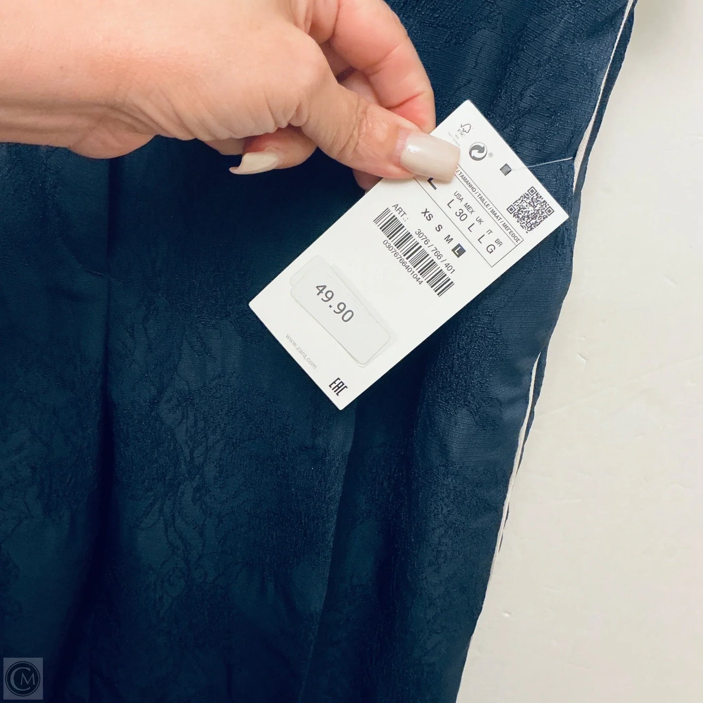 Pants Dress By Zara Basic In Navy, Size: L