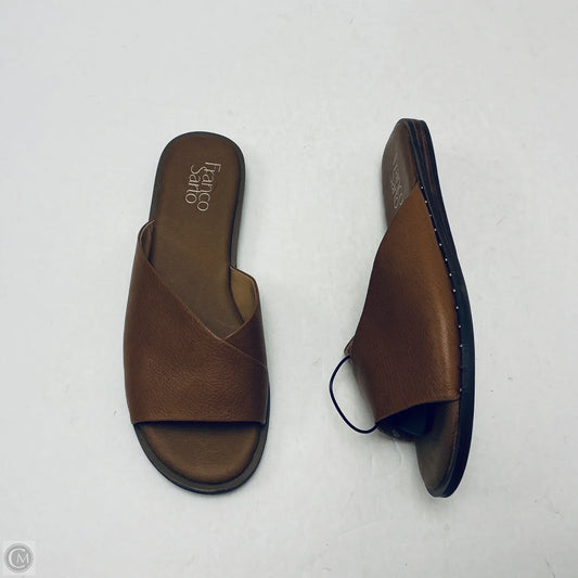 Sandals Flats By Franco Sarto In Brown, Size: 7.5