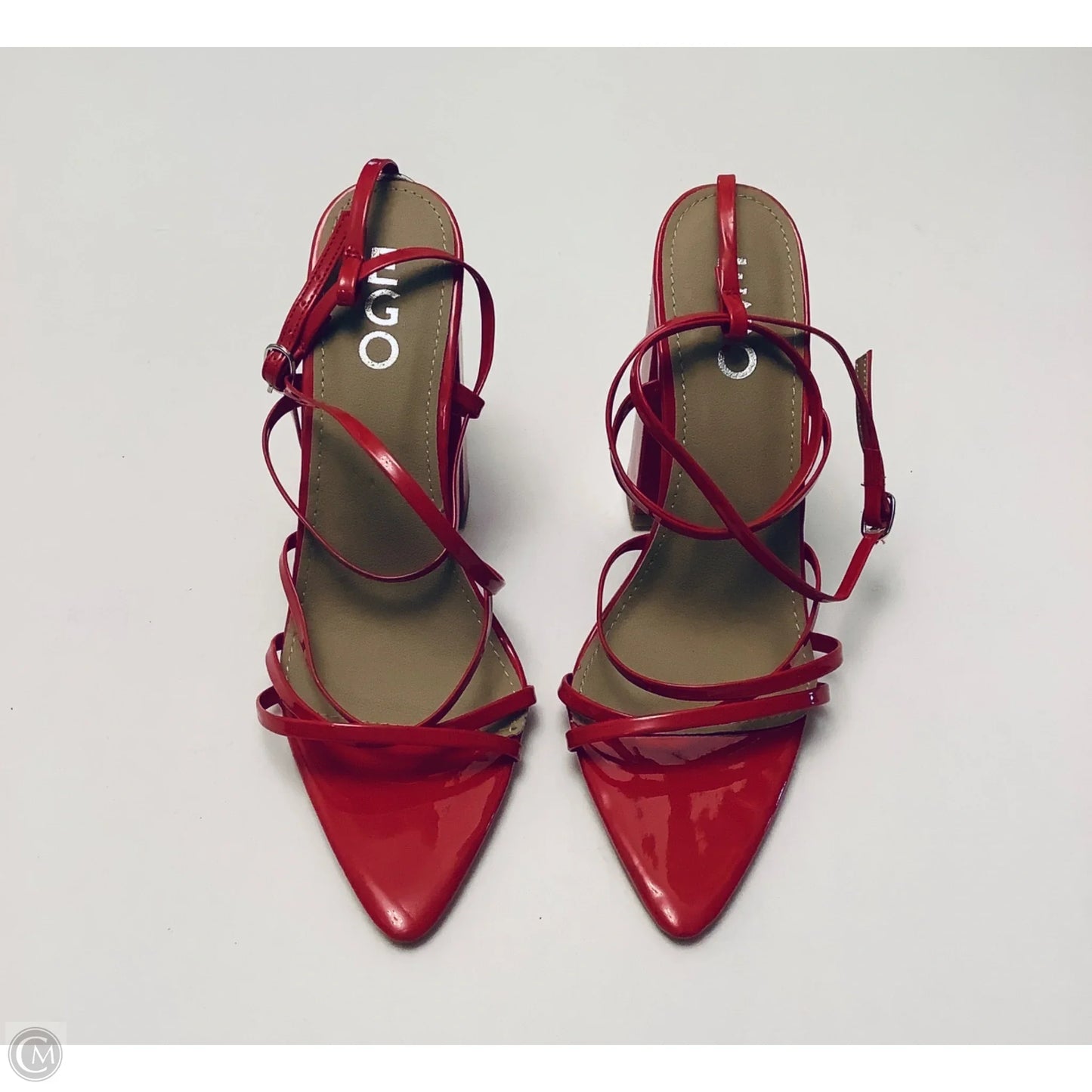 Shoes Heels Block By Clothes Mentor In Red, Size: 5