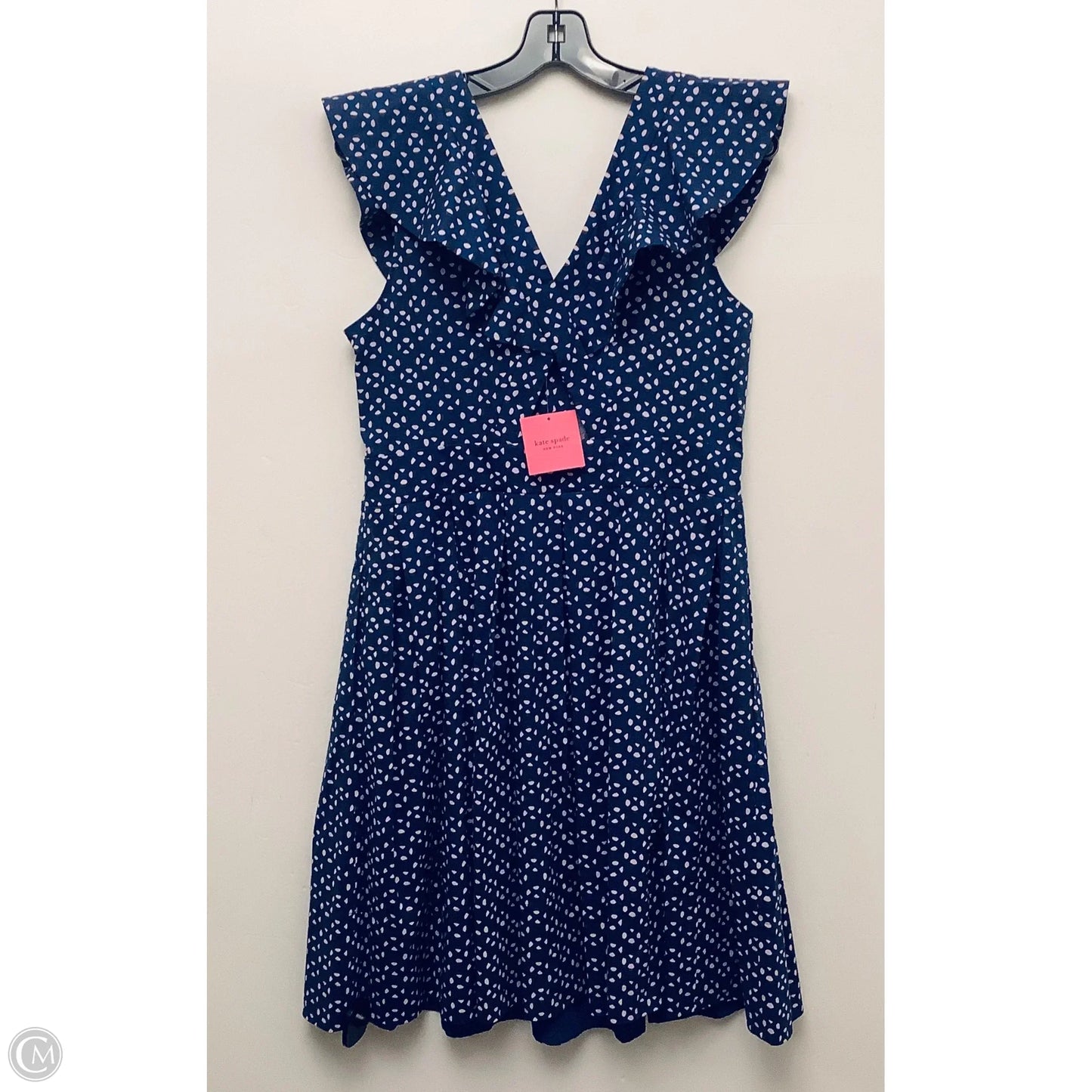 Dress Designer By Kate Spade In Blue, Size: 12