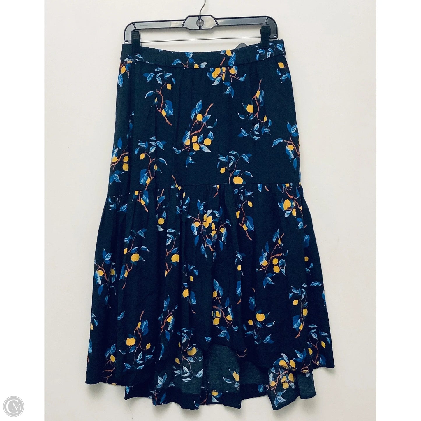 Skirt Maxi By Ann Taylor In Navy, Size: M