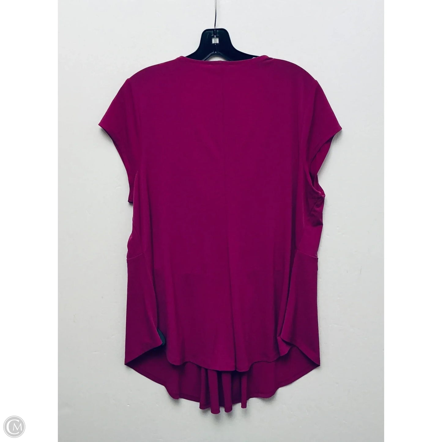 Top Short Sleeve By Lane Bryant In Purple, Size: Xl