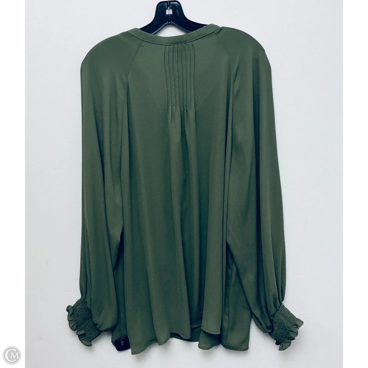 Top Long Sleeve By Torrid In Green, Size: 30
