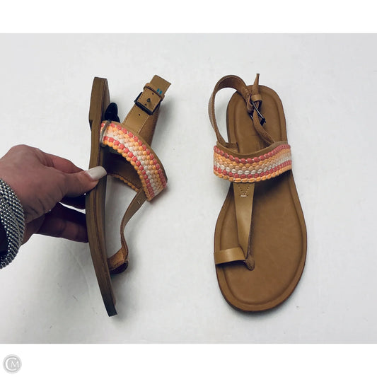 Sandals Flats By Toms In Pink, Size: 8.5