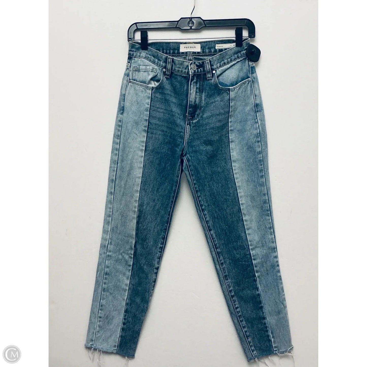 Jeans Straight By Pacsun In Blue Denim, Size: 2