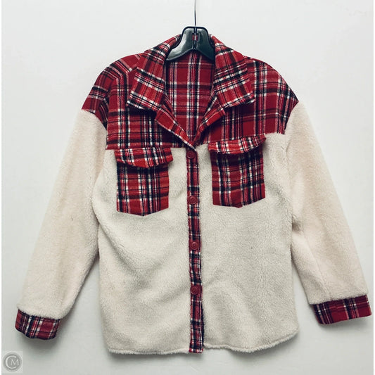 Jacket Fleece By Clothes Mentor In Red, Size: Xs