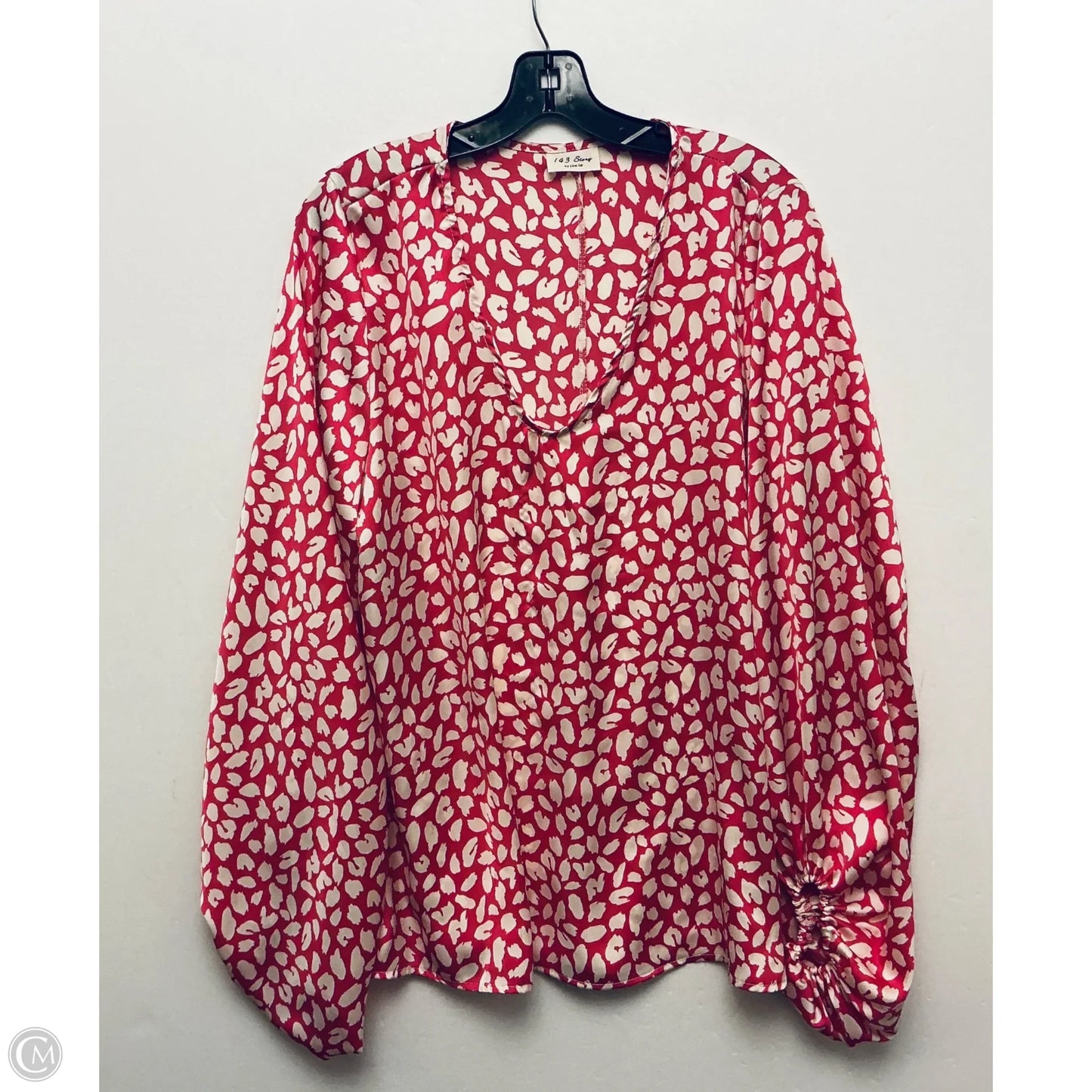 Top Long Sleeve By 143 Story In Animal Print, Size: 1x