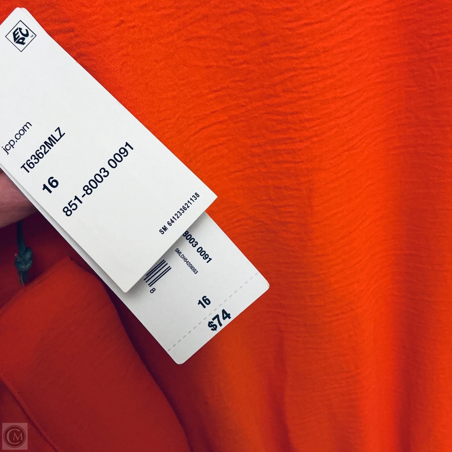 Dress Casual Maxi By Liz Claiborne In Orange, Size: 16