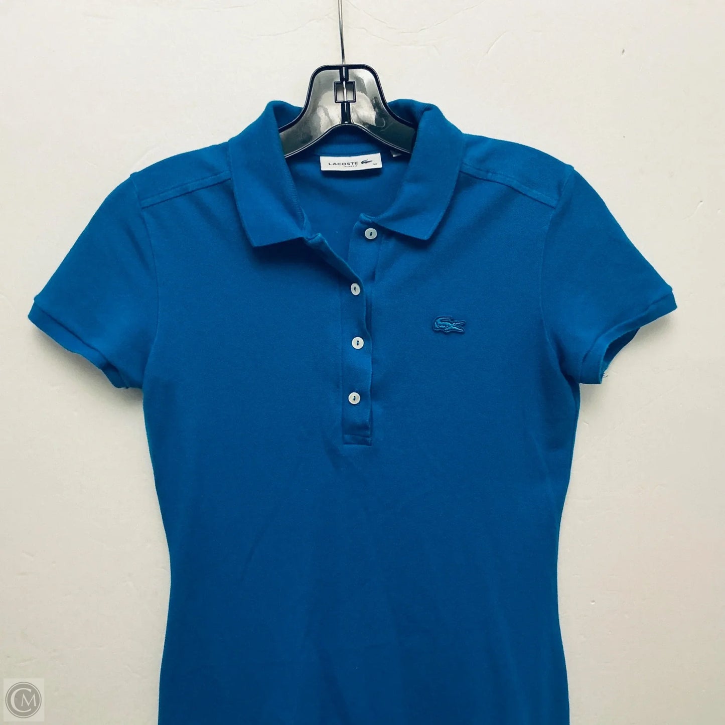 Dress Casual Short By Lacoste In Blue, Size: Xs