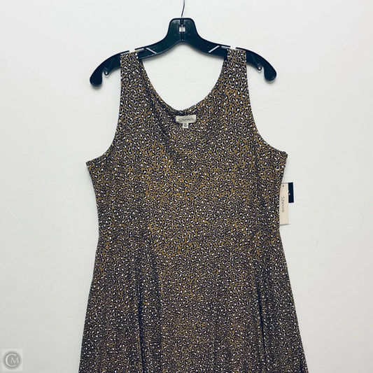Dress Casual Maxi By Clothes Mentor In Animal Print, Size: Xl