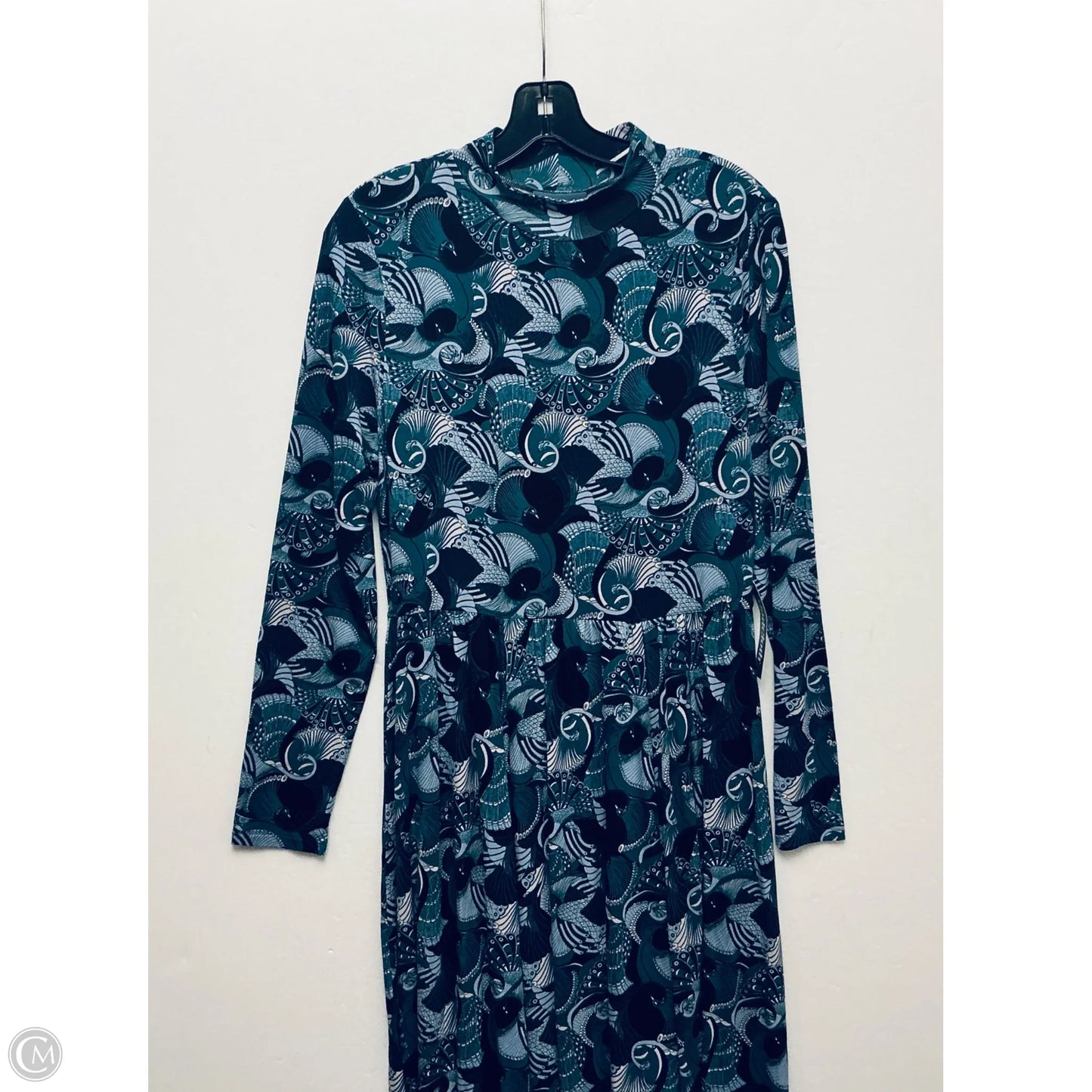 Dress Casual Maxi By Modcloth In Green, Size: L