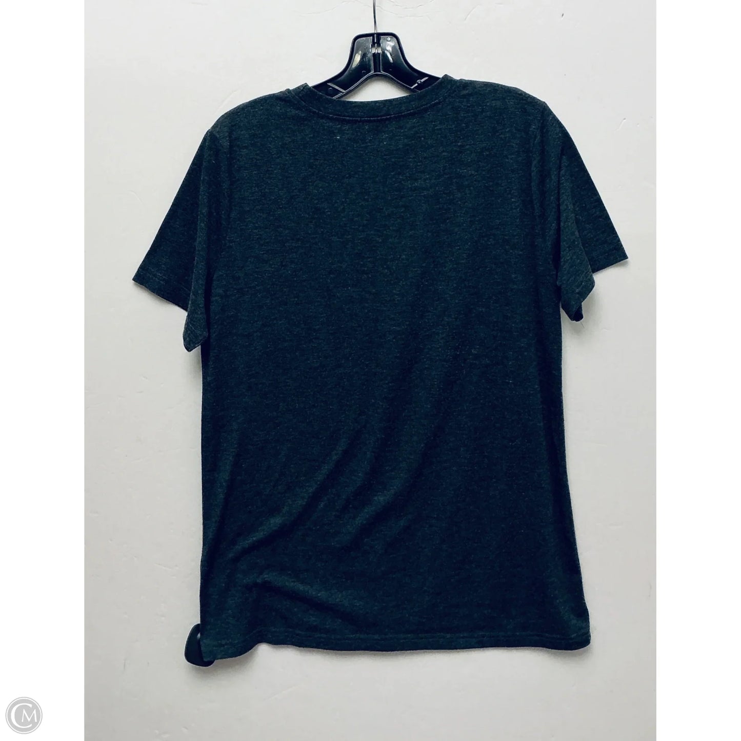 Top Short Sleeve Basic By Clothes Mentor In Grey, Size: L