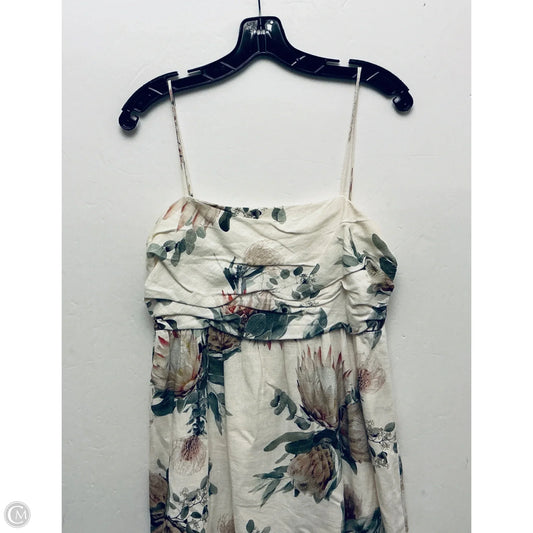 Dress Casual Short By Express In Cream, Size: M