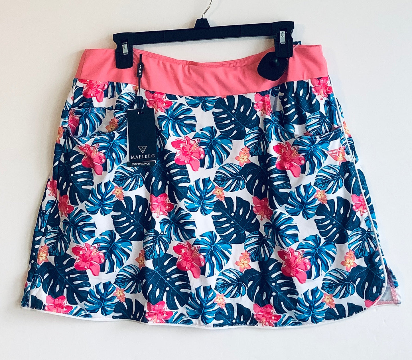 Athletic Skort By Clothes Mentor In Floral Print, Size: Xl