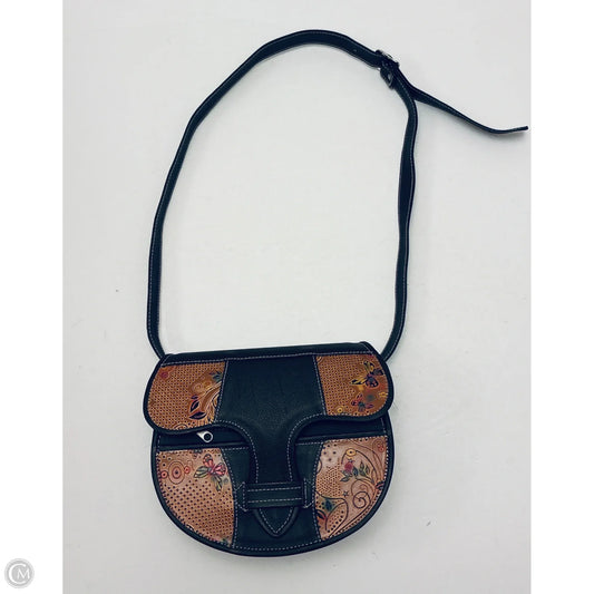 Crossbody Leather By Clothes Mentor, Size: Medium