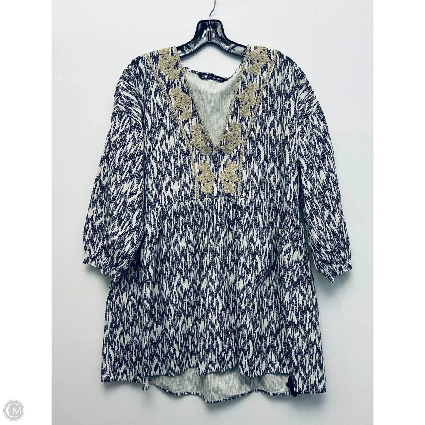 Dress Casual Short By Zara In Tan, Size: L