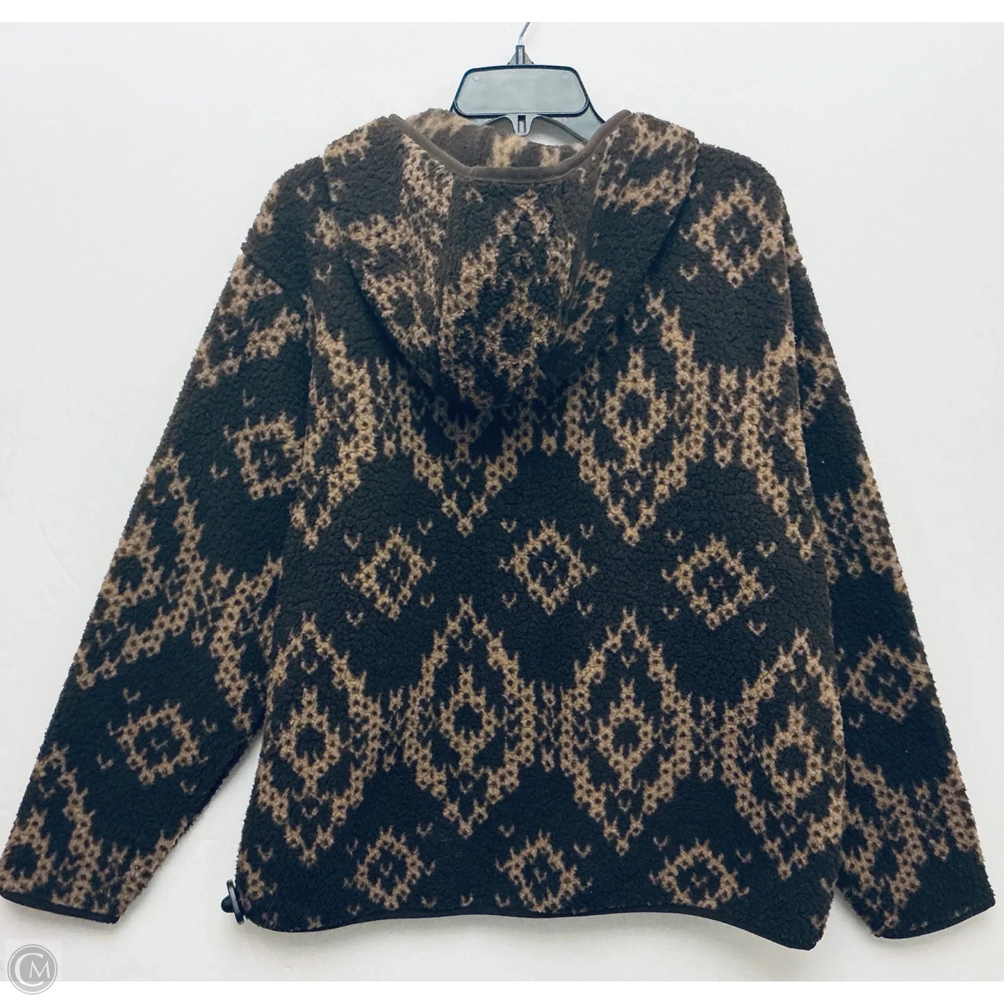 Jacket Fleece By Old Navy In Brown, Size: L