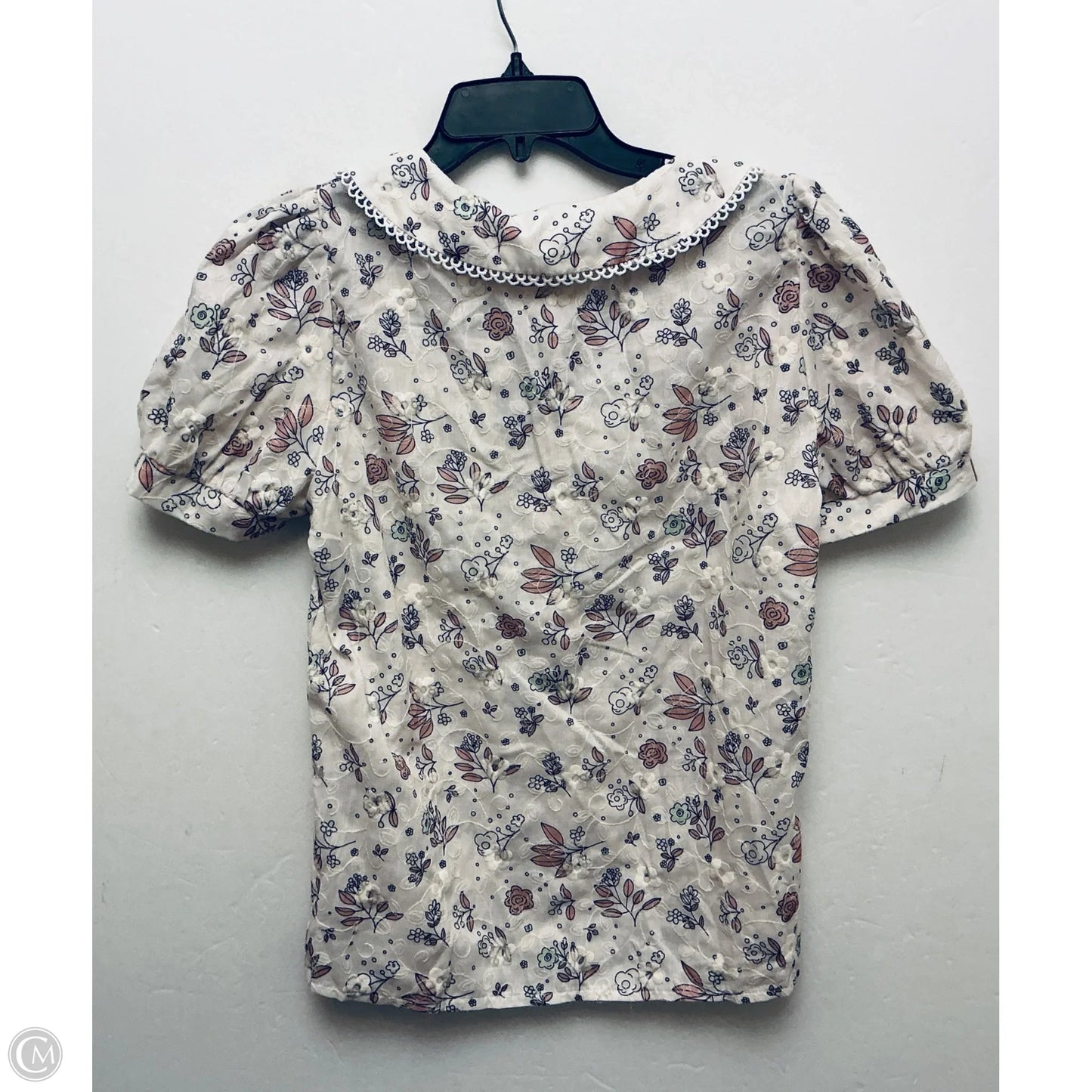 Top Short Sleeve By Dazy In Cream, Size: Xl