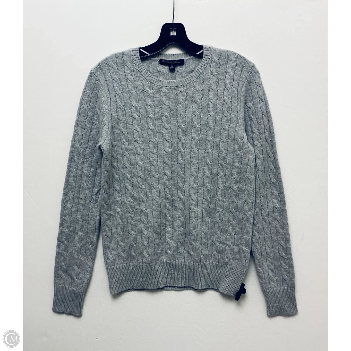 Sweater By Brooks Brothers In Grey, Size: M