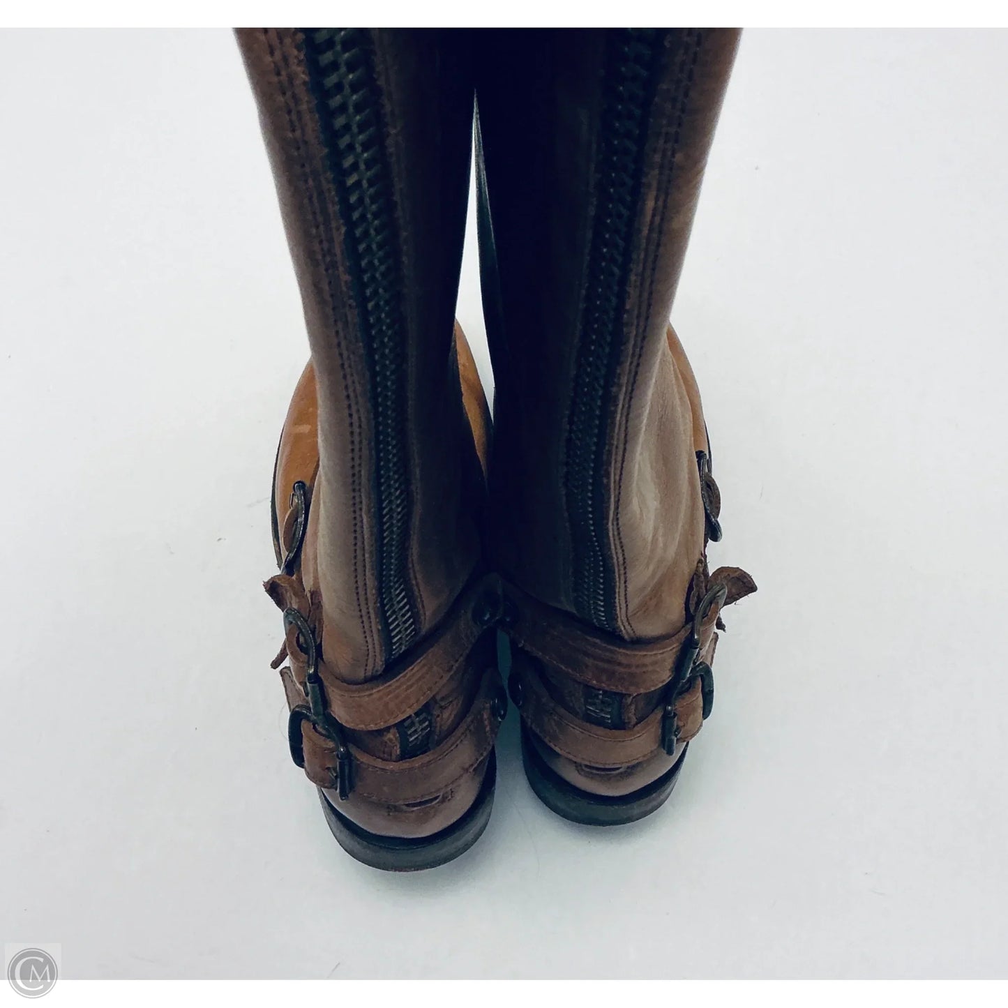 Boots Designer By Frye In Brown, Size: 10