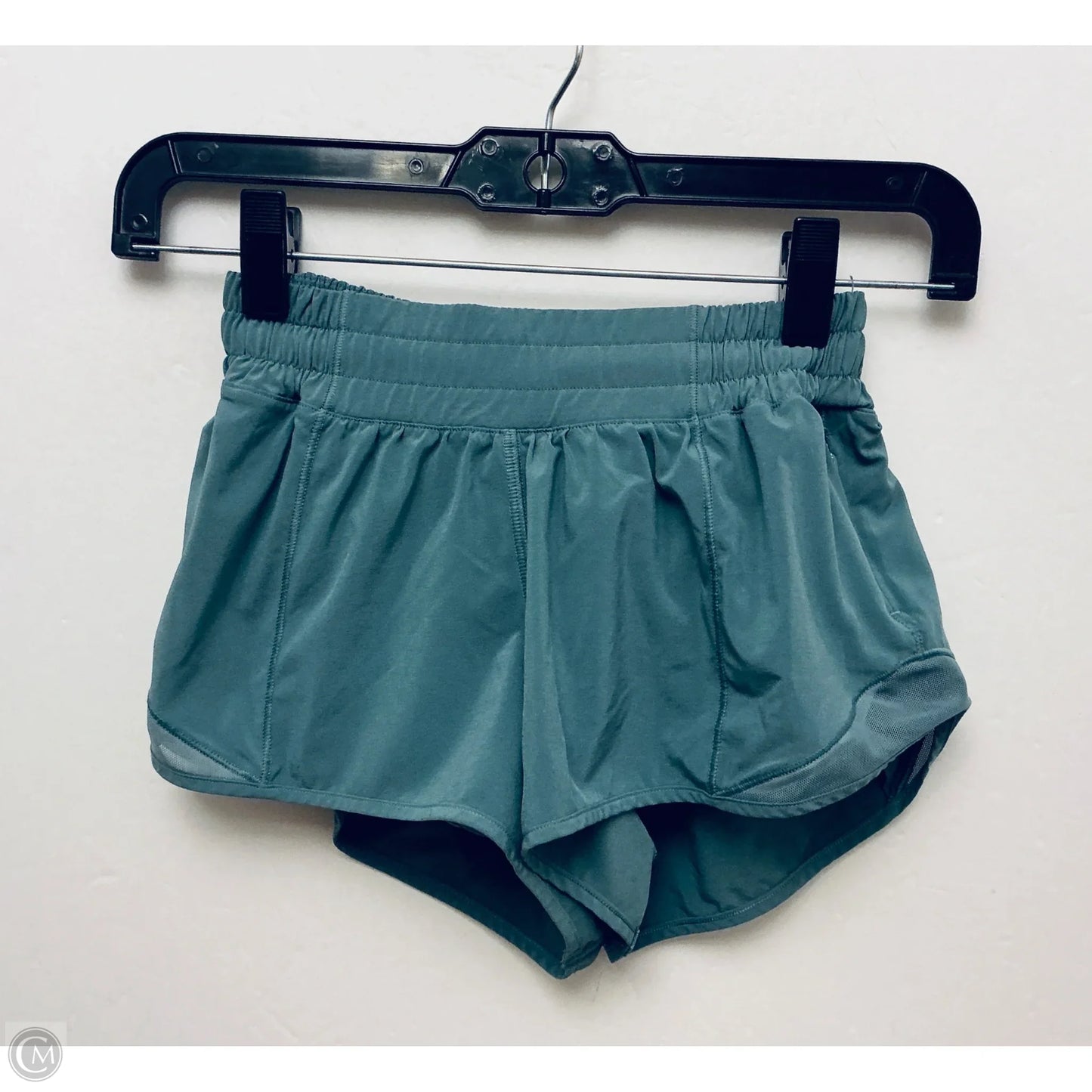 Athletic Shorts By Lululemon In Green, Size: 2