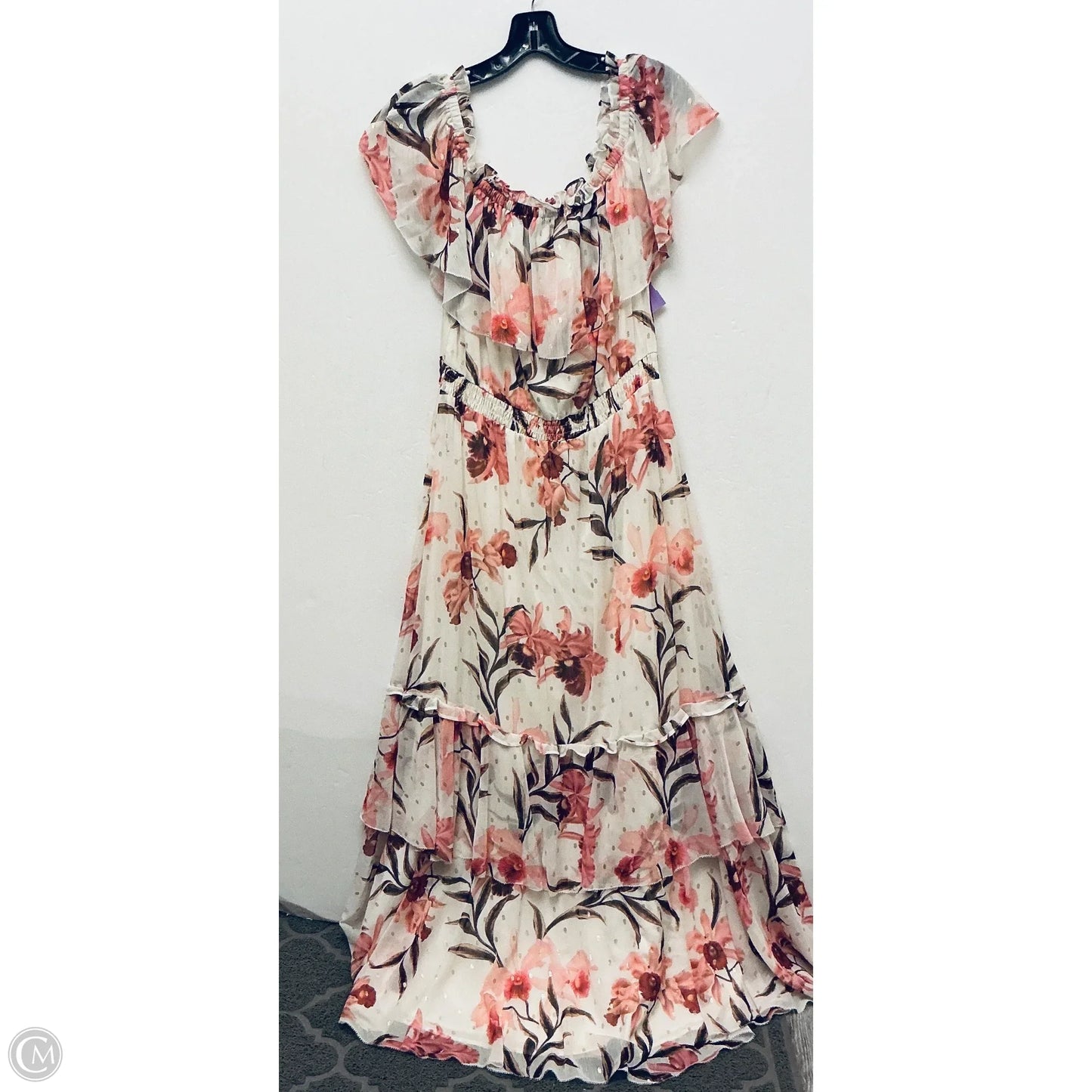 Dress Casual Maxi By Inc In Floral Print, Size: L