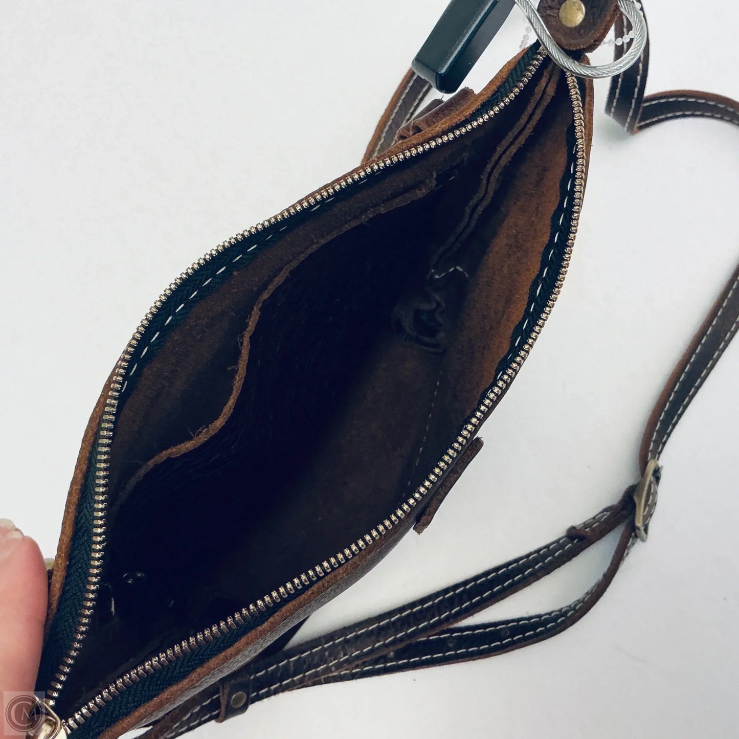 Crossbody Leather By Portland Leather, Size: Small