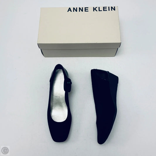 Shoes Heels Wedge By Anne Klein In Black, Size: 7