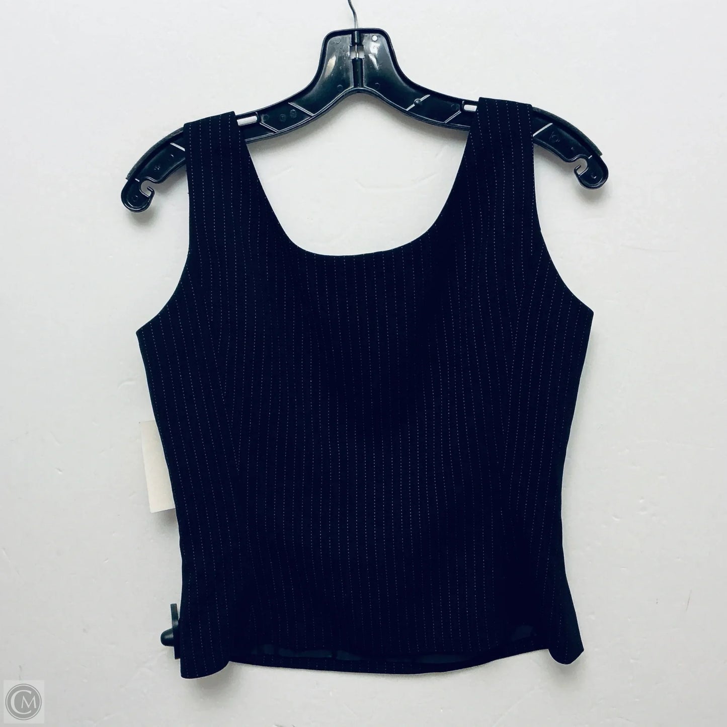 Top Sleeveless By Tahari In Black, Size: M