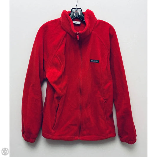 Jacket Fleece By Columbia In Red, Size: Xxl