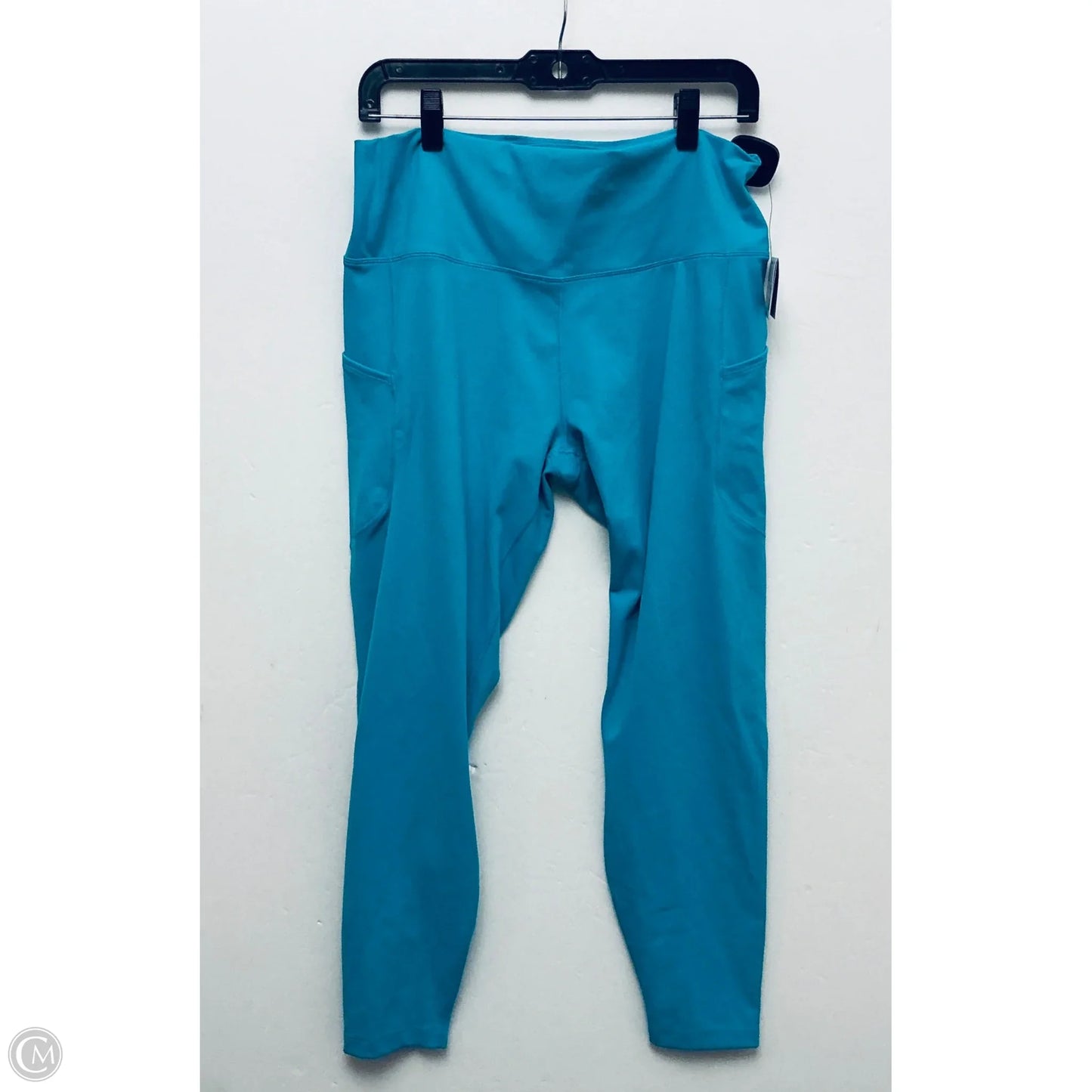 Athletic Leggings By Nike In Blue, Size: Xxl