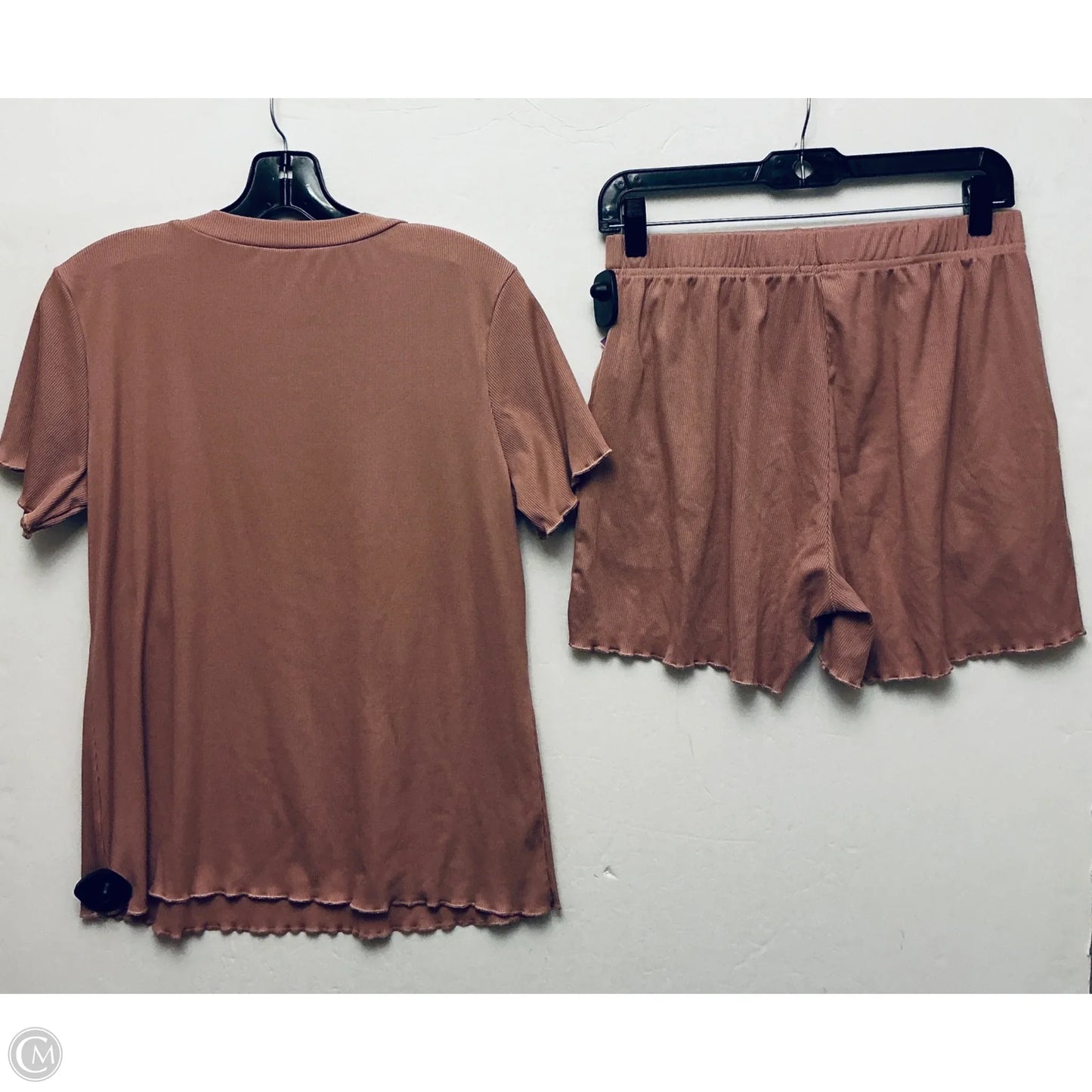 Shorts Set By Ekouaer In Pink, Size: M