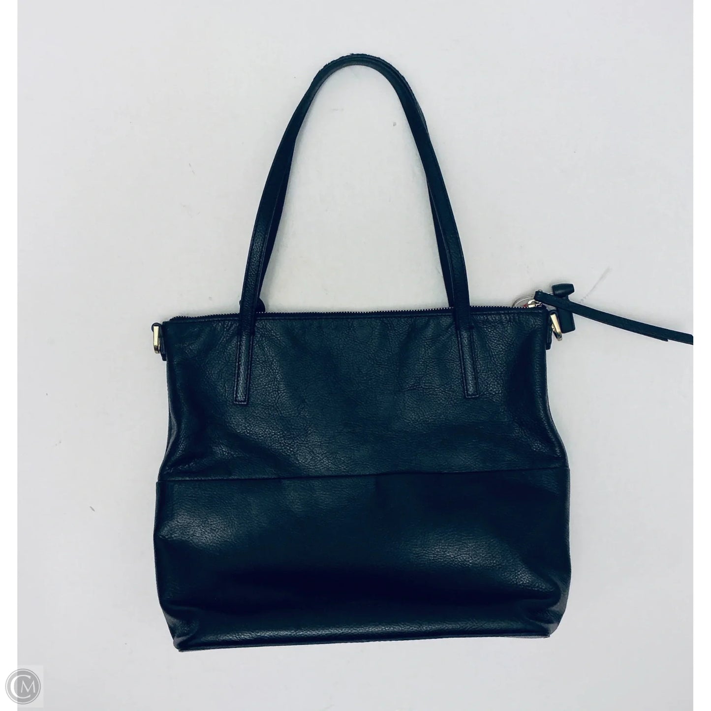 Handbag Leather By Fossil, Size: Medium