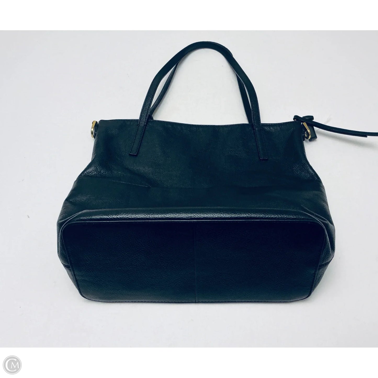 Handbag Leather By Fossil, Size: Medium