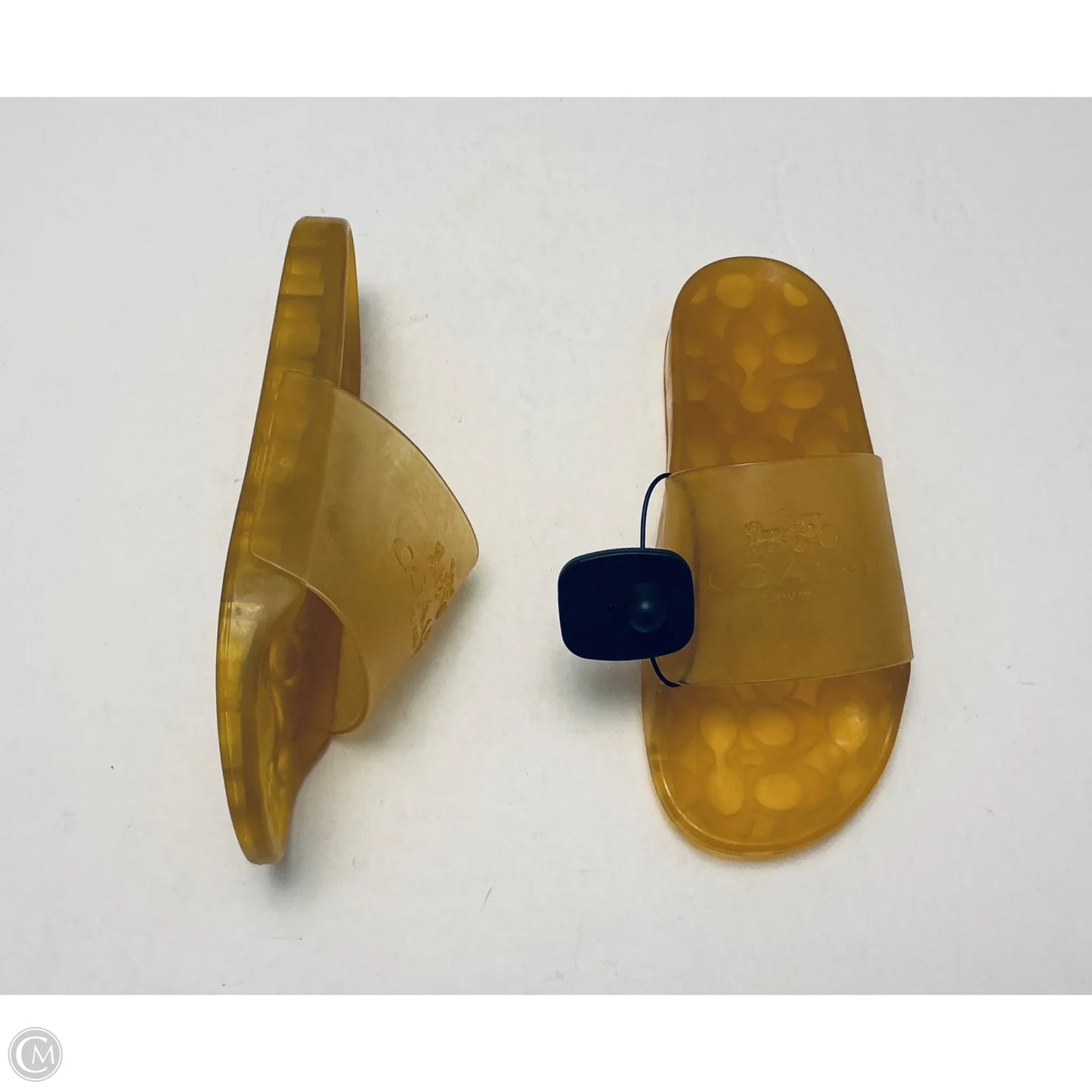 Sandals Designer By Coach In Yellow, Size: 8